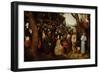 The Sermon of Saint John the Baptist-Pieter Bruegel the Elder-Framed Giclee Print