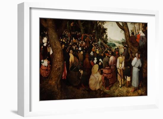 The Sermon of Saint John the Baptist-Pieter Bruegel the Elder-Framed Giclee Print