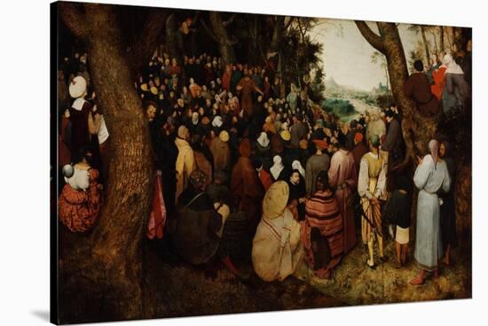 The Sermon of Saint John the Baptist-Pieter Bruegel the Elder-Stretched Canvas