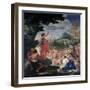 The Sermon of St. John the Baptist-Giovanni  B. Gaulli-Framed Giclee Print