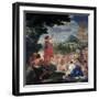 The Sermon of St. John the Baptist-Giovanni  B. Gaulli-Framed Giclee Print