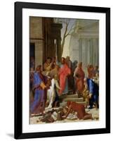 The Sermon of St. Paul at Ephesus, 1649-Eustache Le Sueur-Framed Giclee Print