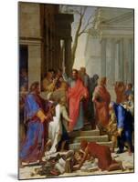 The Sermon of St. Paul at Ephesus, 1649-Eustache Le Sueur-Mounted Giclee Print