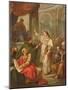 The Sermon of St. Stephen, 1745 (Oil on Canvas)-Charles Joseph Natoire-Mounted Giclee Print