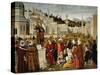 The Sermon of St. Stephen at Jerusalem-null-Stretched Canvas