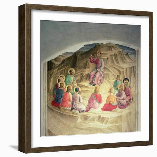 The Sermon on the Mount, 1442-Fra Angelico-Framed Giclee Print