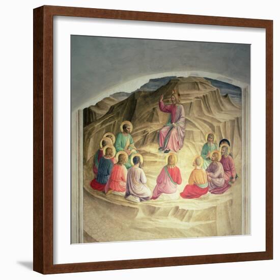 The Sermon on the Mount, 1442-Fra Angelico-Framed Giclee Print