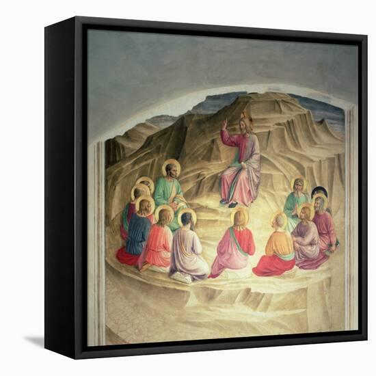 The Sermon on the Mount, 1442-Fra Angelico-Framed Stretched Canvas