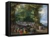 The Sermon on the Mount, 1598-Jan the Elder Brueghel-Framed Stretched Canvas