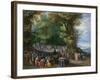 The Sermon on the Mount, 1598-Jan the Elder Brueghel-Framed Giclee Print