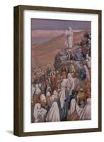 The Sermon on the Mount, Illustration for 'The Life of Christ', C.1886-96-James Tissot-Framed Giclee Print