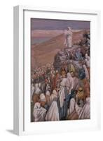 The Sermon on the Mount, Illustration for 'The Life of Christ', C.1886-96-James Tissot-Framed Giclee Print