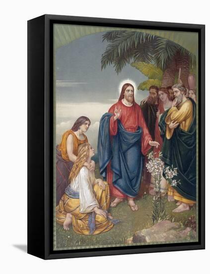 The Sermon on the Mount-Charles Rolt-Framed Stretched Canvas