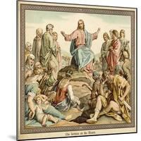 The Sermon on the Mount-null-Mounted Giclee Print