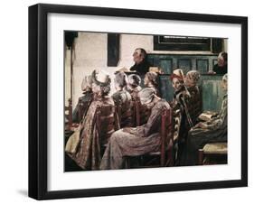 The Sermon-Gari Melchers-Framed Giclee Print