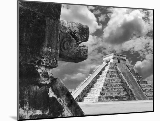 The Serpent And The Pyramid, Chechinitza, Mexico 02-Monte Nagler-Mounted Premium Photographic Print