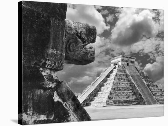 The Serpent And The Pyramid, Chechinitza, Mexico 02-Monte Nagler-Stretched Canvas