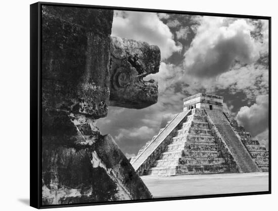 The Serpent And The Pyramid, Chechinitza, Mexico 02-Monte Nagler-Framed Stretched Canvas