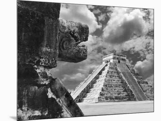 The Serpent And The Pyramid, Chechinitza, Mexico 02-Monte Nagler-Mounted Photographic Print