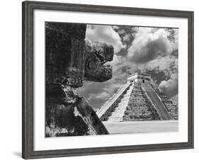 The Serpent And The Pyramid, Chechinitza, Mexico 02-Monte Nagler-Framed Photographic Print