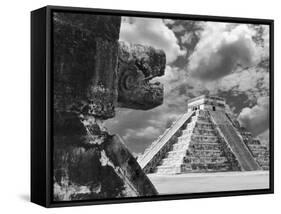 The Serpent And The Pyramid, Chechinitza, Mexico 02-Monte Nagler-Framed Stretched Canvas