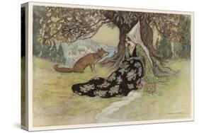 The Serpent, Grannonia and the Fox-Warwick Goble-Stretched Canvas