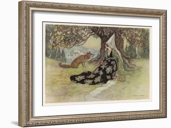The Serpent, Grannonia and the Fox-Warwick Goble-Framed Art Print