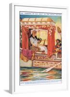 The "Serpent of the Nile" in Her Galley-Arthur Claude Strachan-Framed Giclee Print