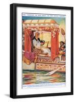 The "Serpent of the Nile" in Her Galley-Arthur Claude Strachan-Framed Giclee Print