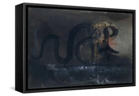 The Serpent-Victor Hugo-Framed Stretched Canvas