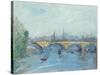 The Serpentine Bridge, London, 1996-Patricia Espir-Stretched Canvas