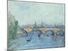 The Serpentine Bridge, London, 1996-Patricia Espir-Mounted Giclee Print