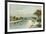 The Serpentine, from the Bridge-English School-Framed Giclee Print