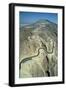 The serpentine new road to the summit of Jebel Hafit mountain near the al-'Ain oasis-Werner Forman-Framed Giclee Print