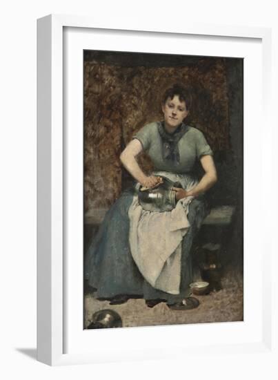 The Servant, c.1875-90-Jean Alexandre Joseph Falguiere-Framed Giclee Print
