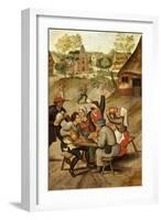 The Servants Breakfast After the Wedding-Pieter Bruegel the Elder-Framed Giclee Print