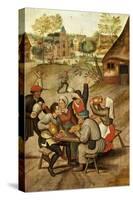 The Servants Breakfast After the Wedding-Pieter Bruegel the Elder-Stretched Canvas
