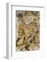 The servants, Mosaic, New House Of Hunt, Bulla Regia Archaeological Site-Nico Tondini-Framed Photographic Print