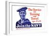 The Service for Training and Trave, Join the Navy, c.1917-James Montgomery Flagg-Framed Art Print