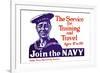 The Service for Training and Trave, Join the Navy, c.1917-James Montgomery Flagg-Framed Art Print