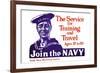 The Service for Training and Trave, Join the Navy, c.1917-James Montgomery Flagg-Framed Art Print