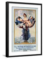 The Sesquicentennial International Exposition - Philadelphia 1926 Poster-Dan Smith-Framed Photographic Print