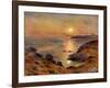 The Setting of the Sun at Douarnenez; Couche De Soleil a Douarnenez, 1883-Pierre-Auguste Renoir-Framed Giclee Print