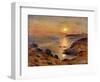 The Setting of the Sun at Douarnenez-Pierre-Auguste Renoir-Framed Giclee Print