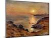The Setting of the Sun at Douarnenez-Pierre-Auguste Renoir-Mounted Giclee Print