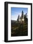 The Setting Sun at Lava Point, a Climbing Area in Tieton Canyon in Washington State-Ben Herndon-Framed Photographic Print