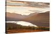 The Setting Sun over Loch Loyne in the Scottish Highlands, Scotland, United Kingdom, Europe-Julian Elliott-Stretched Canvas