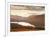 The Setting Sun over Loch Loyne in the Scottish Highlands, Scotland, United Kingdom, Europe-Julian Elliott-Framed Photographic Print