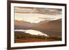 The Setting Sun over Loch Loyne in the Scottish Highlands, Scotland, United Kingdom, Europe-Julian Elliott-Framed Photographic Print