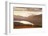 The Setting Sun over Loch Loyne in the Scottish Highlands, Scotland, United Kingdom, Europe-Julian Elliott-Framed Photographic Print